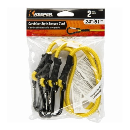 Hampton Products-Keeper 2PK 24 ORG Bungee Cord 6080